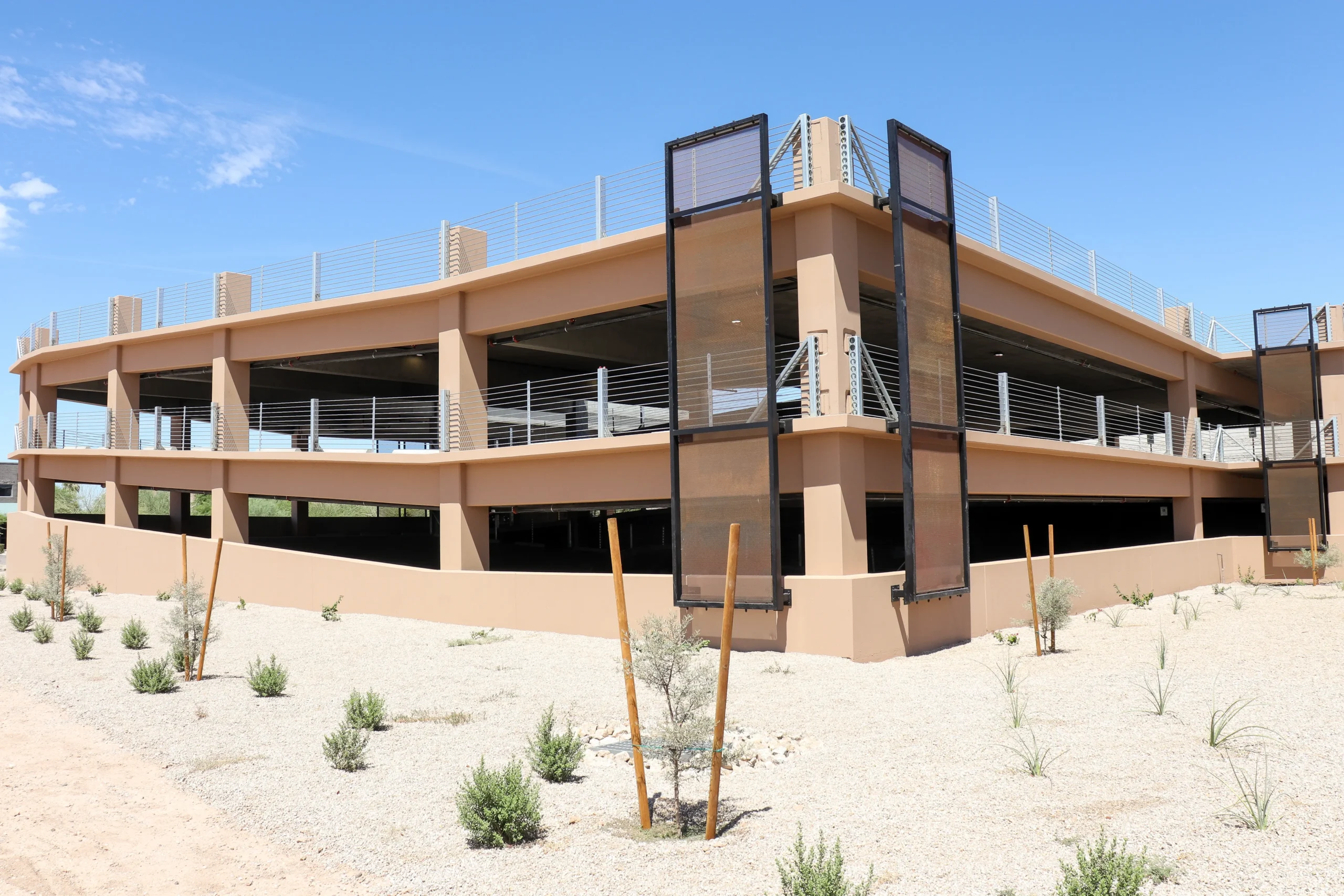 Advantest Concrete Parking Garage